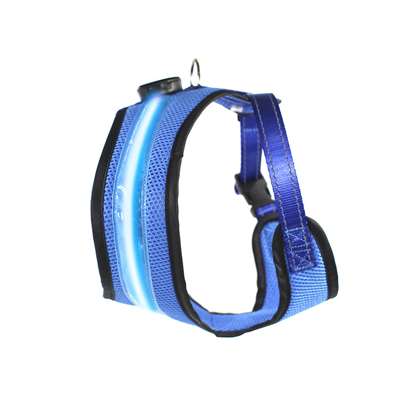 

LED шлея для собак Friend HY-051005 Blue M нагрудный ремень (F_6586-21345)