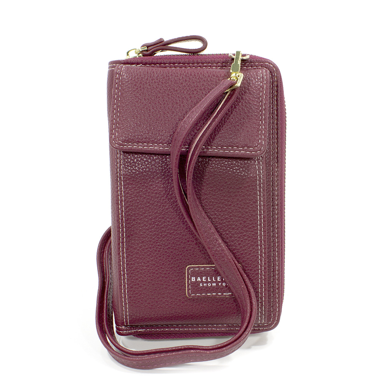 

Женский кошелек Baellerry N0105 Red горизонтальное+вертикальное расположение сумка-клатч для девушек (F_4194-11995)