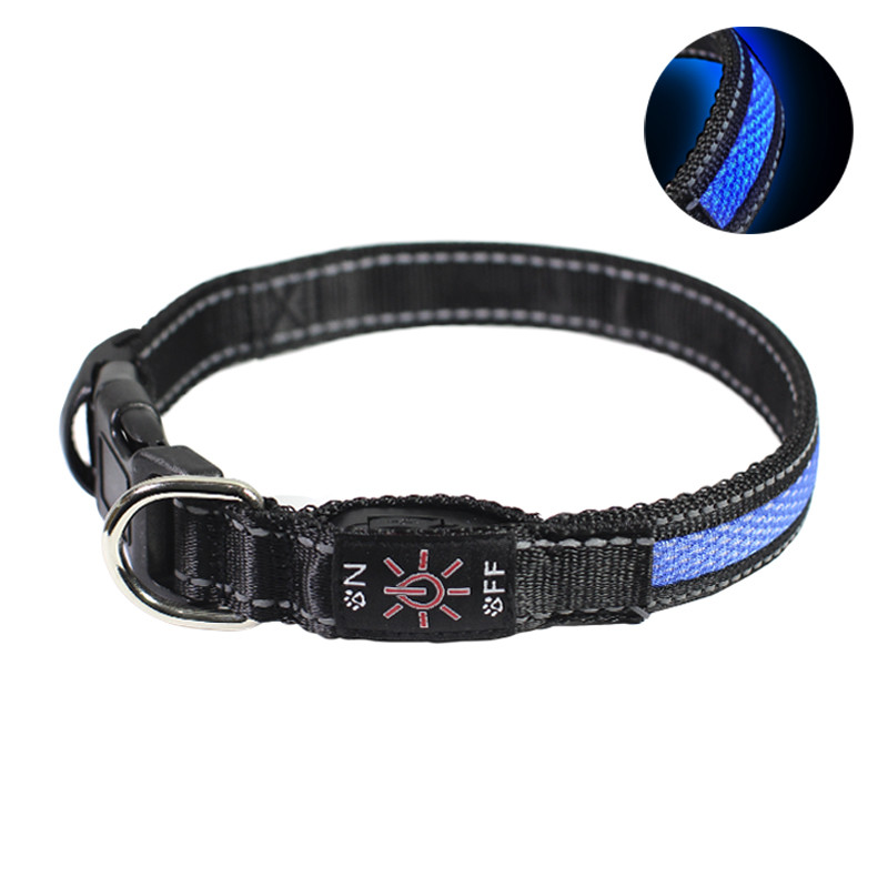 

Ошейник для собак светодиодный Friend CR015 Blue L светящийся LED (F_6588-21326)