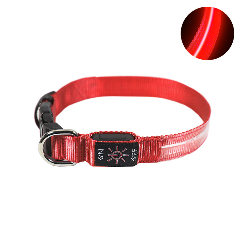 

Ошейник для собак светодиодный Friend CR2032 Red S светящийся нейлоновый (F_6585-21343)