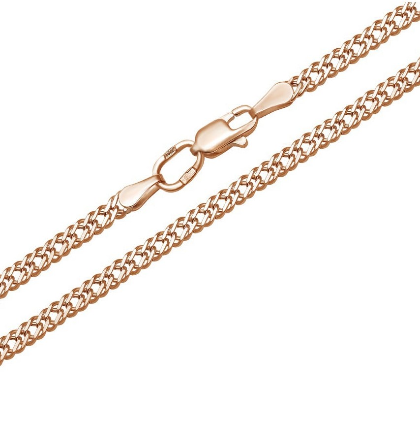 

Золотая полновесная цепочка Двойной ромб с алмазной гранью W50106204541-55