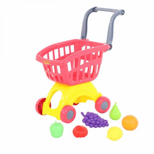 

Игровой набор Полесье Тележка для маркета мини с набором продуктов (71378)