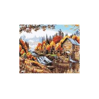 

Картина по номерам "Водяная мельница" 40*50см в коробке Shinerichy Ind (9390-mt)