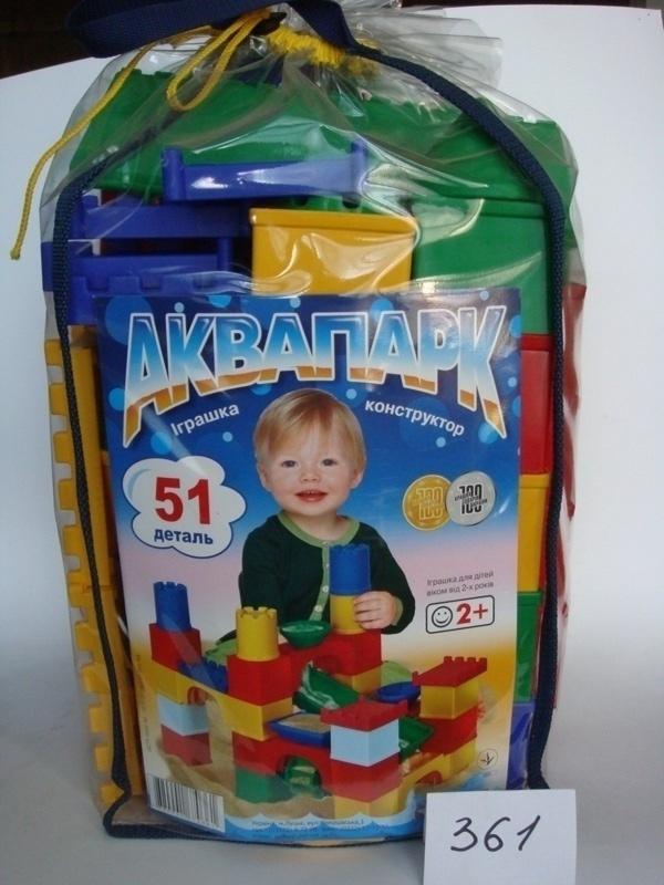 

Конструктор "Аквапарк-51" 51дет. Юника (0361)