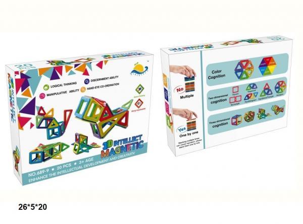 

Конструктор магнитный 20 дет. AToys (689-9)