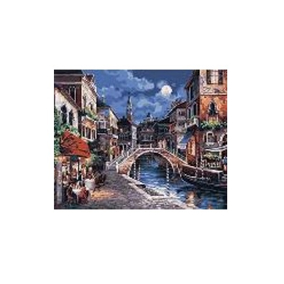 

Картина по номерам "Венеция ночью" 40*50см в коробке Shinerichy Ind (9426-mt)