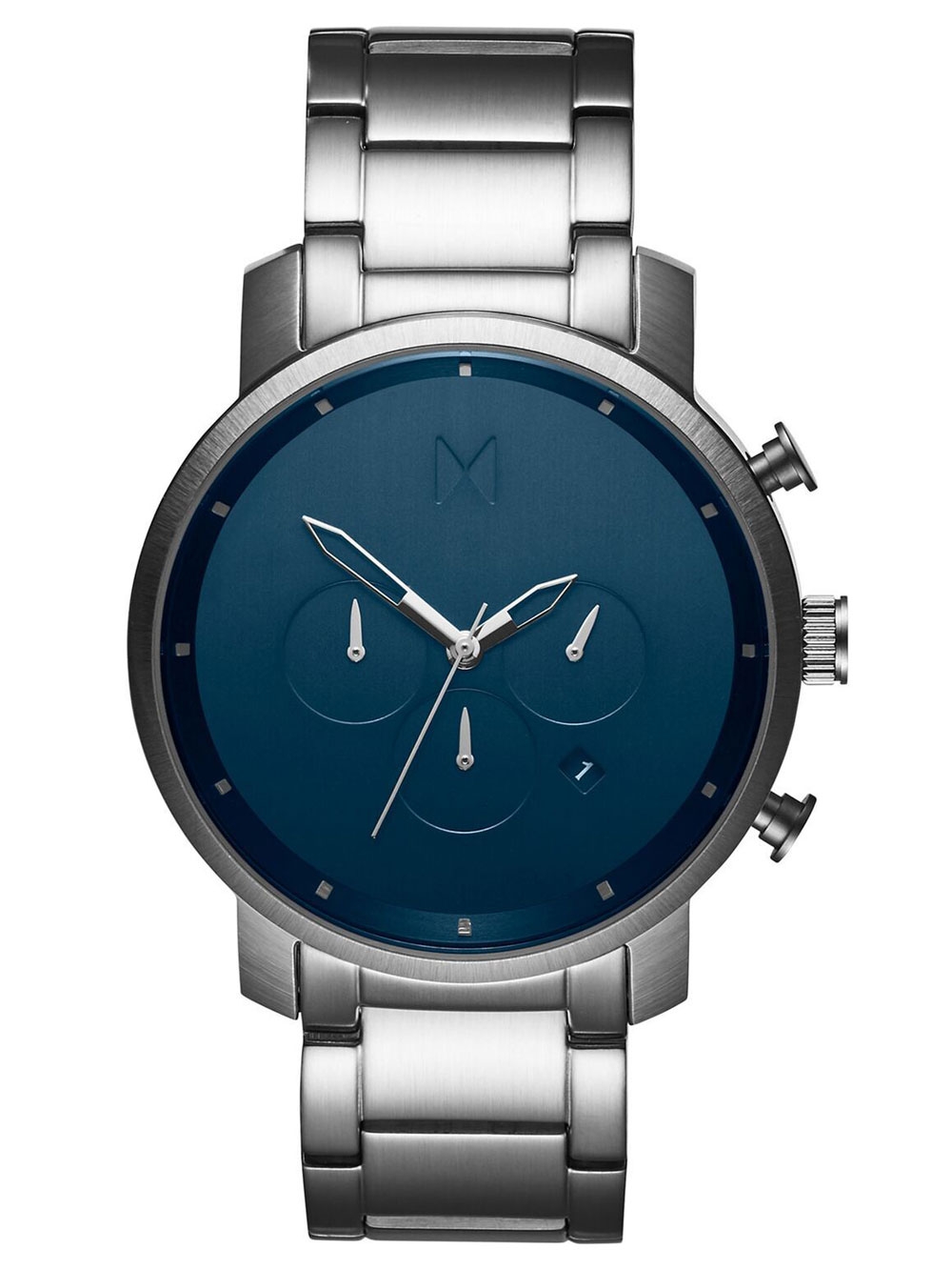 

Часы MVMT MC01-SBLU Chrono Midnight Silver 45mm 10ATM