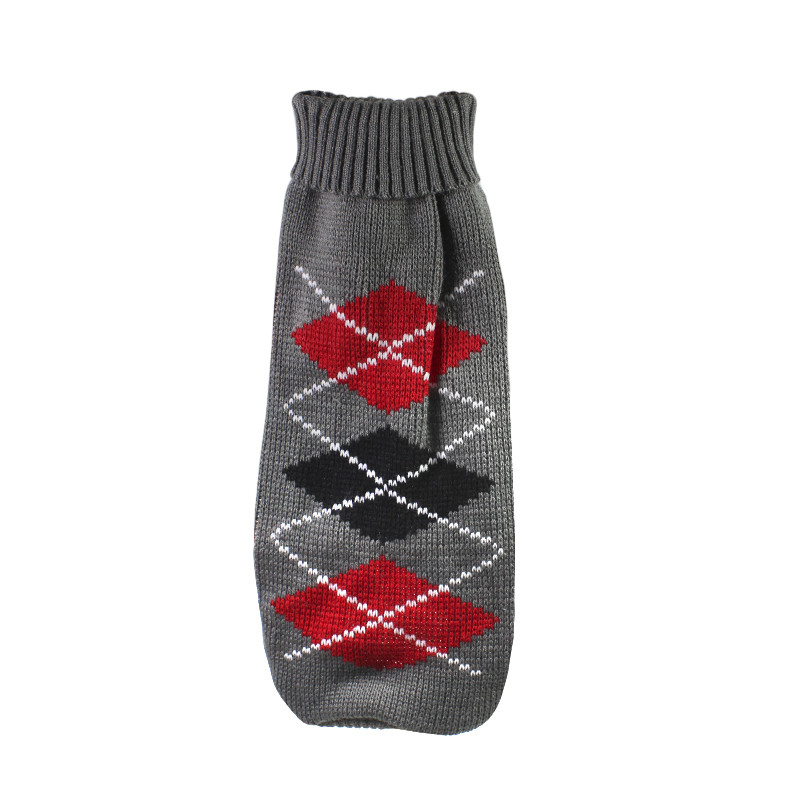 

Свитер для собак Taotaopets 357704 Ромб Grey S повседневный (F_6216-20592)