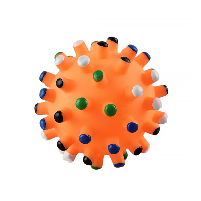 

Игрушка мяч для собак Taotaopets 6,5см 065529 Orange с пищалкой (F_5532-17565)