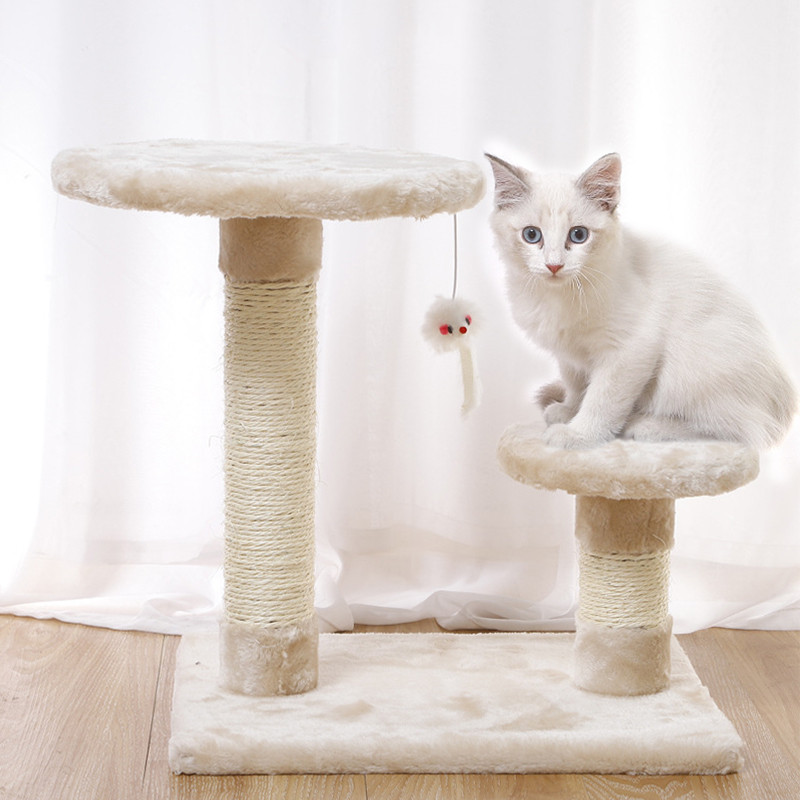 

Когтеточка для кота Taotaopets 046609 Beige дряпка 40*30*40 см (F_6283-21294)