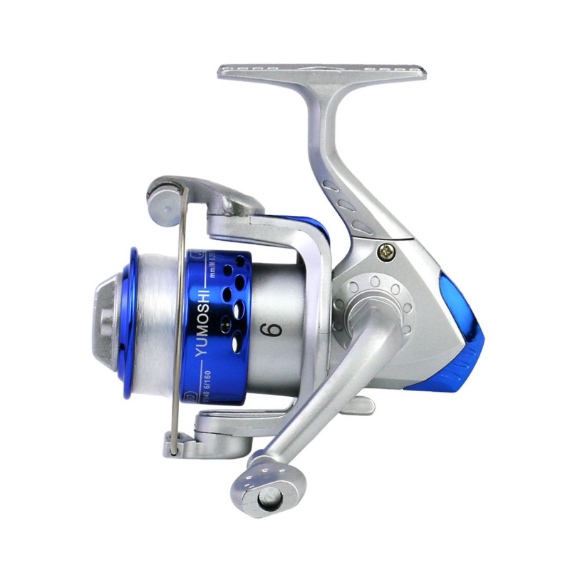 

Катушка безынерционная для спиннинга yumoshi JL3000 с леской Silver-Blue (F_5450-17120)