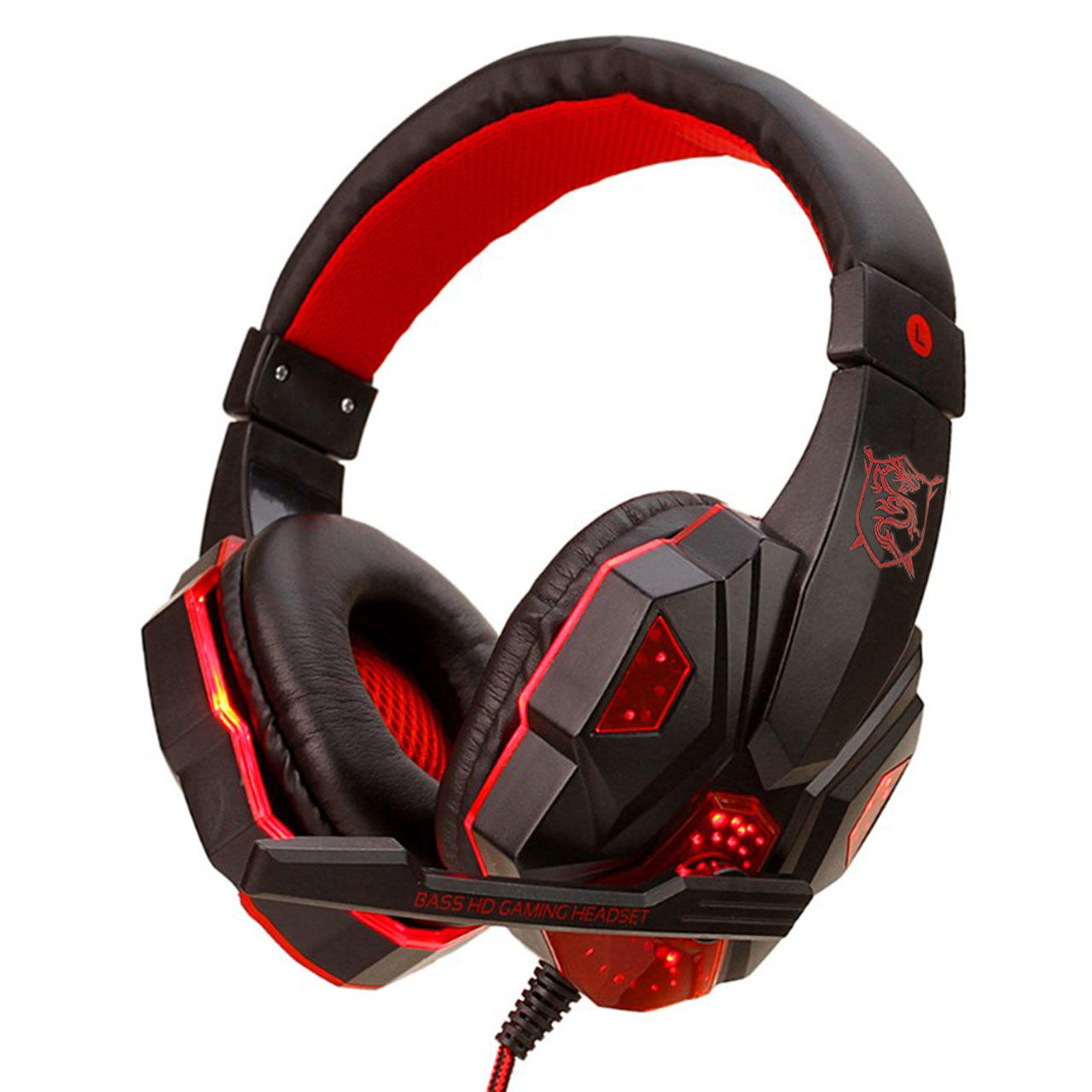 

Игровая гарнитура SOYTO SY830MV Black+Red проводная для компьютера с подсветкой USB (F_1358-3319)