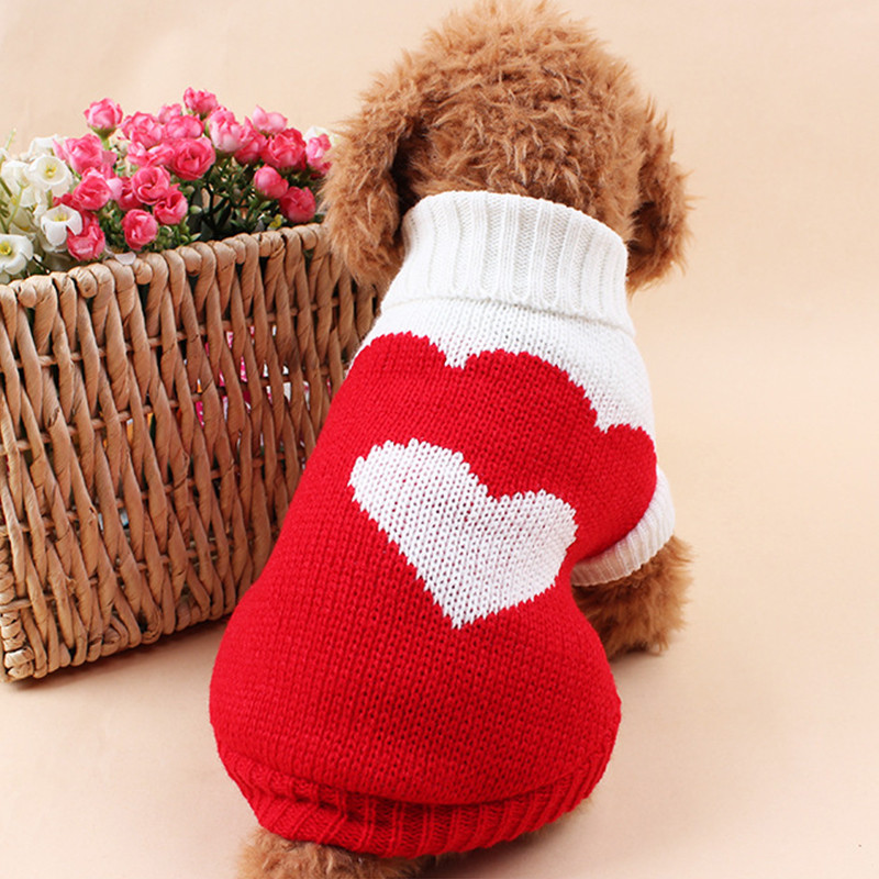 

Теплый свитер для собак Taotaopets 675501 Red M домашних животных (F_6217-20603)