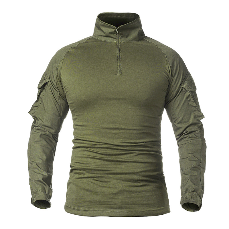 

Тактическая рубашка Lesko A655 Green S кофта с длинным рукавом камуфляжная армейская (F_4256-18510)