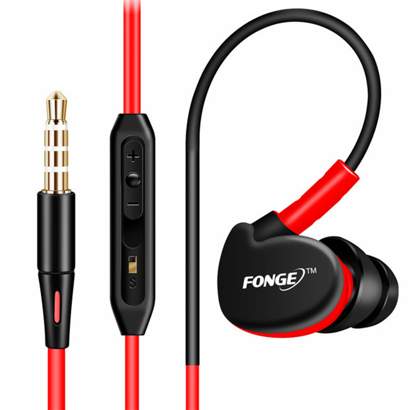 

Гарнитура FONGE S500 Красная вакуумная для смартфона планшета с креплением за ухом (F_1800-4122)