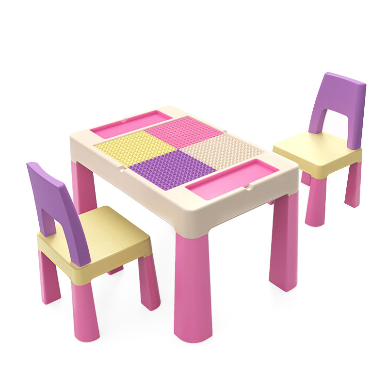

Многофункциональный детский стол и стульчик Bestbaby BS-8811 Pink складной учебный для рисования учебы (F_7089-23717)