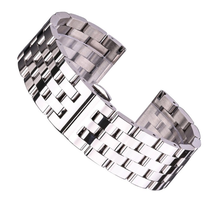 

Браслет Watch Band для часов, нержавеющая сталь 316L, литой, глянец. 22 мм