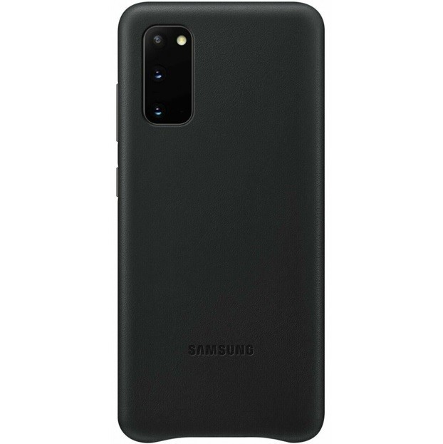

Кожаный чехол накладка Samsung Leather Back Cover Galaxy S20 5G EF-VG980 black