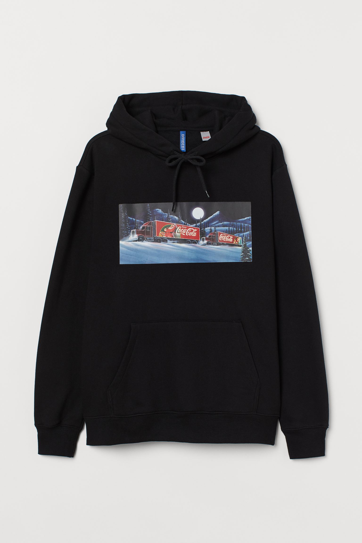 

Худи H&M S черный принт 24066342590