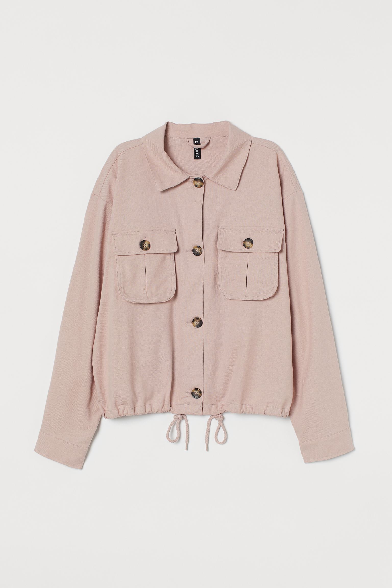 

Рубашка H&M M бледно розовый 8078265411