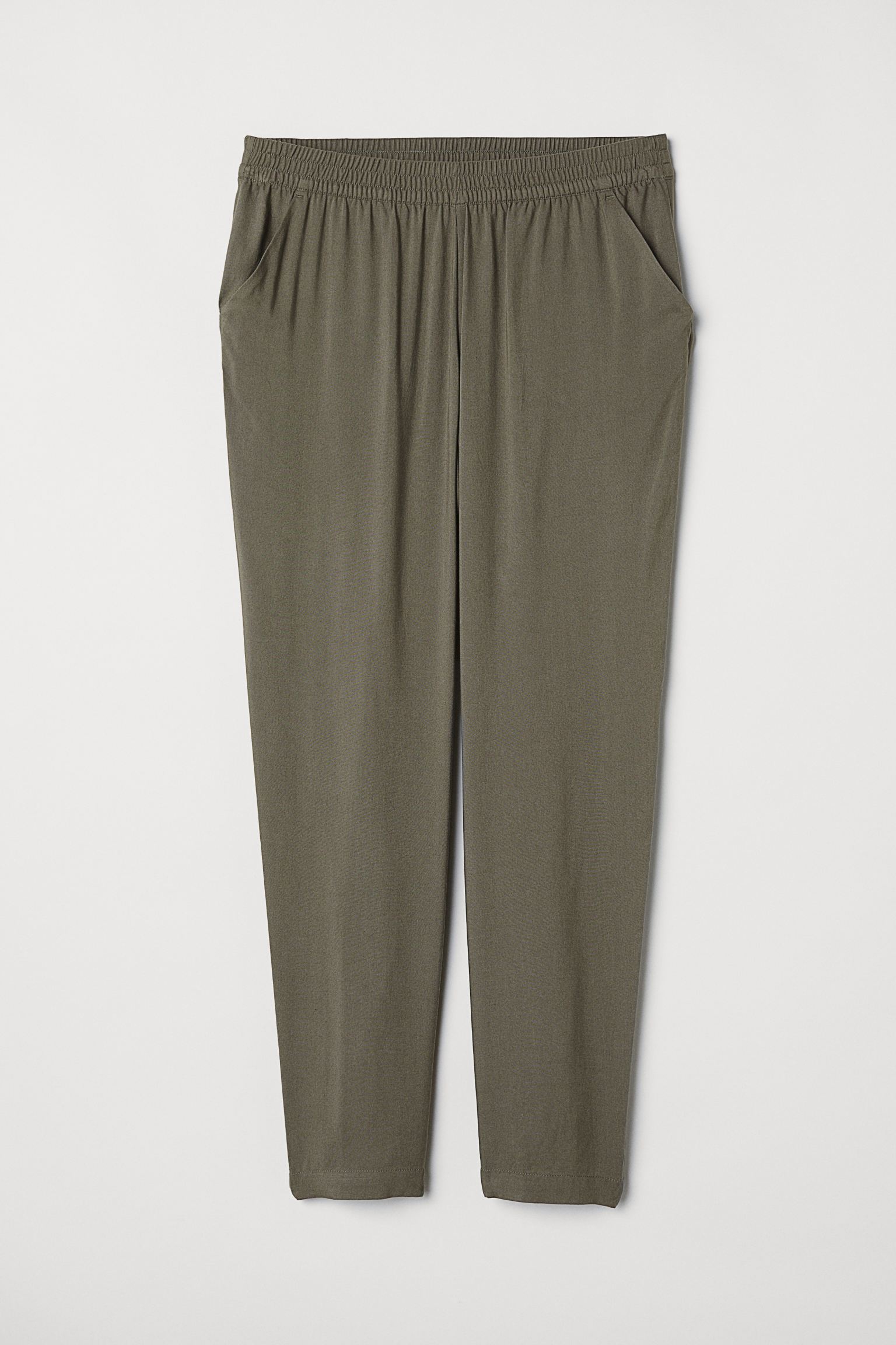 

Брюки H&M  зеленый хаки 9125544770, Брюки H&M 34 зеленый хаки 9125544770