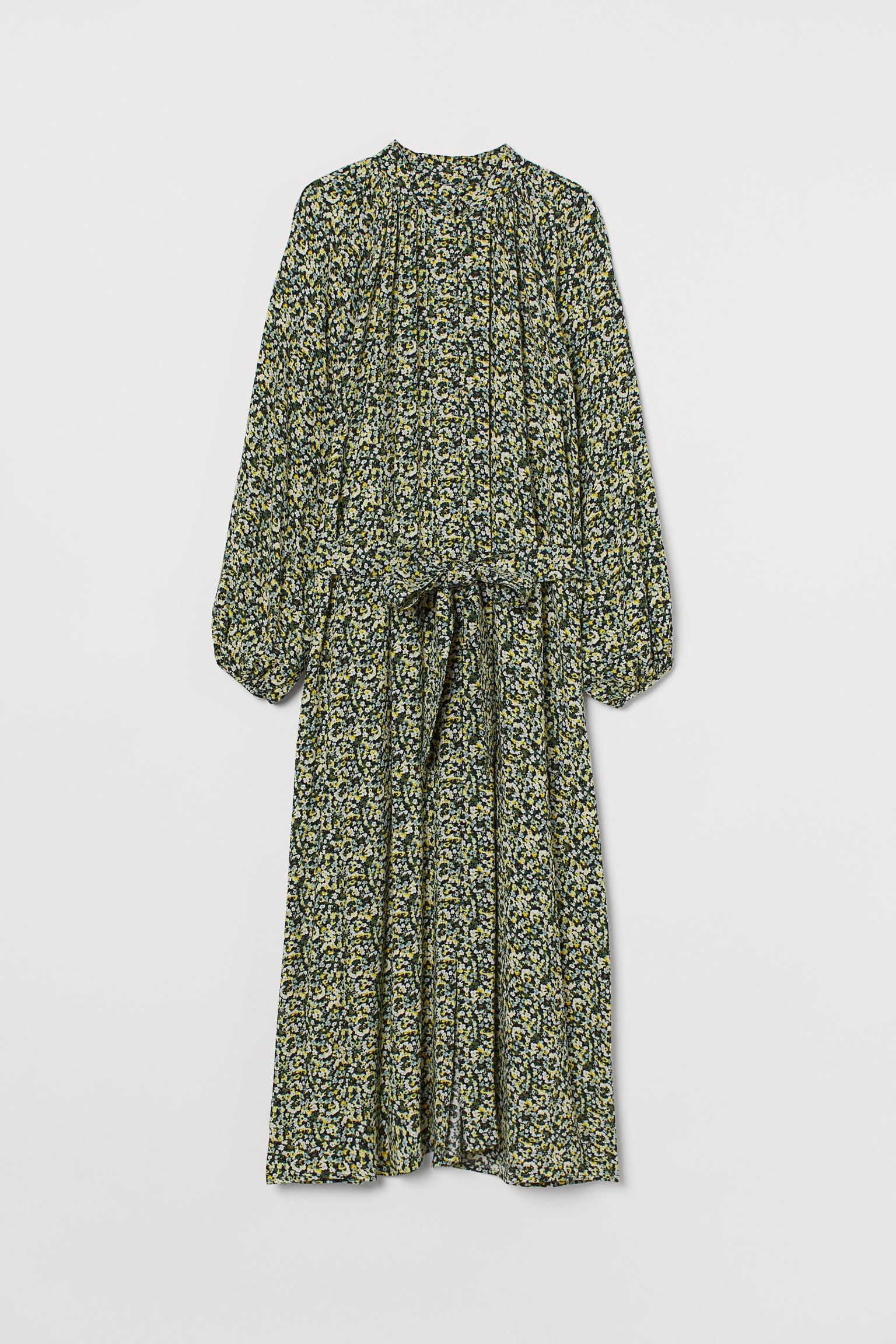 

Платье H&M L зеленый цветы 8079323832