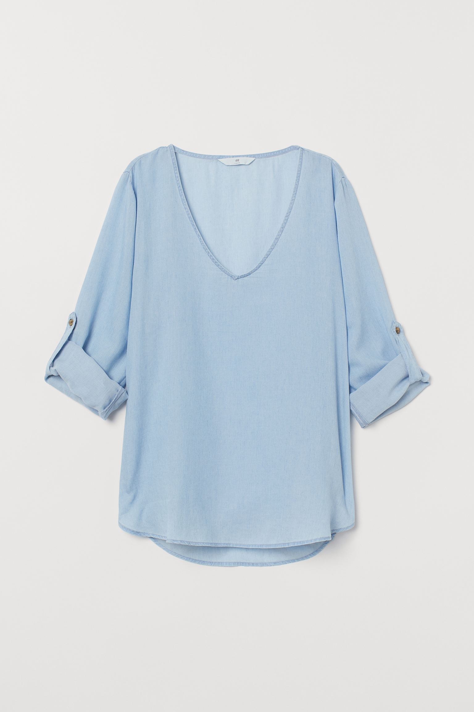 

Блуза H&M  голубой 1127869840, Блуза H&M 34 голубой 1127869840