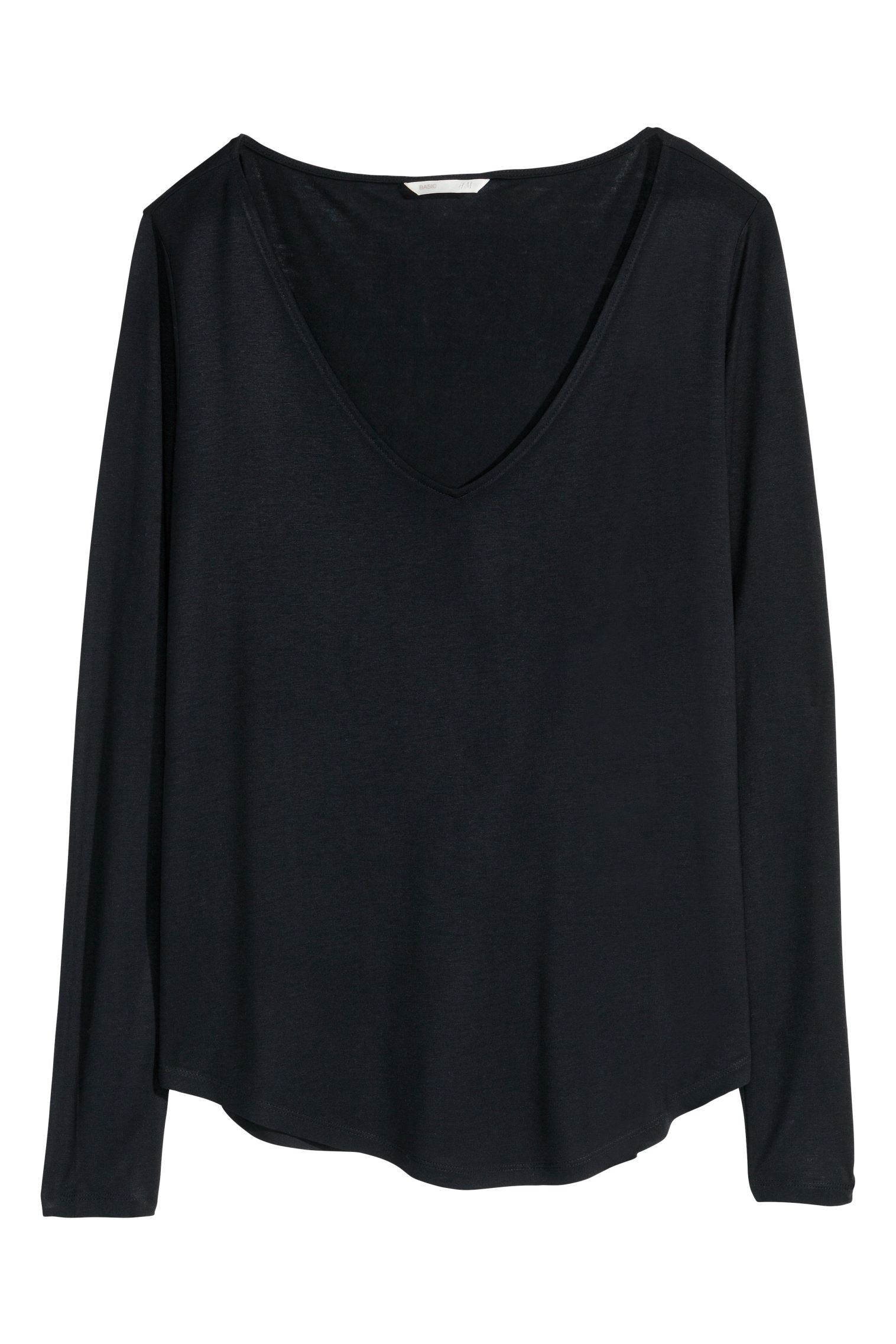 

Лонгслив H&M  черный 3072814075, Лонгслив H&M S черный 3072814075