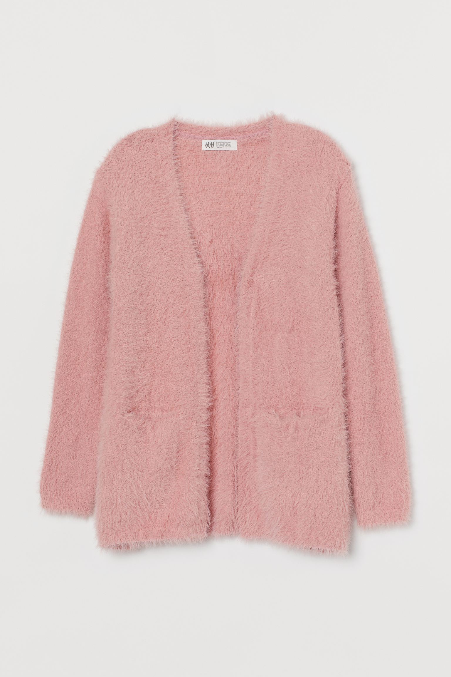 

Кардиган H&M 134 140см розовая пудра 16068670172
