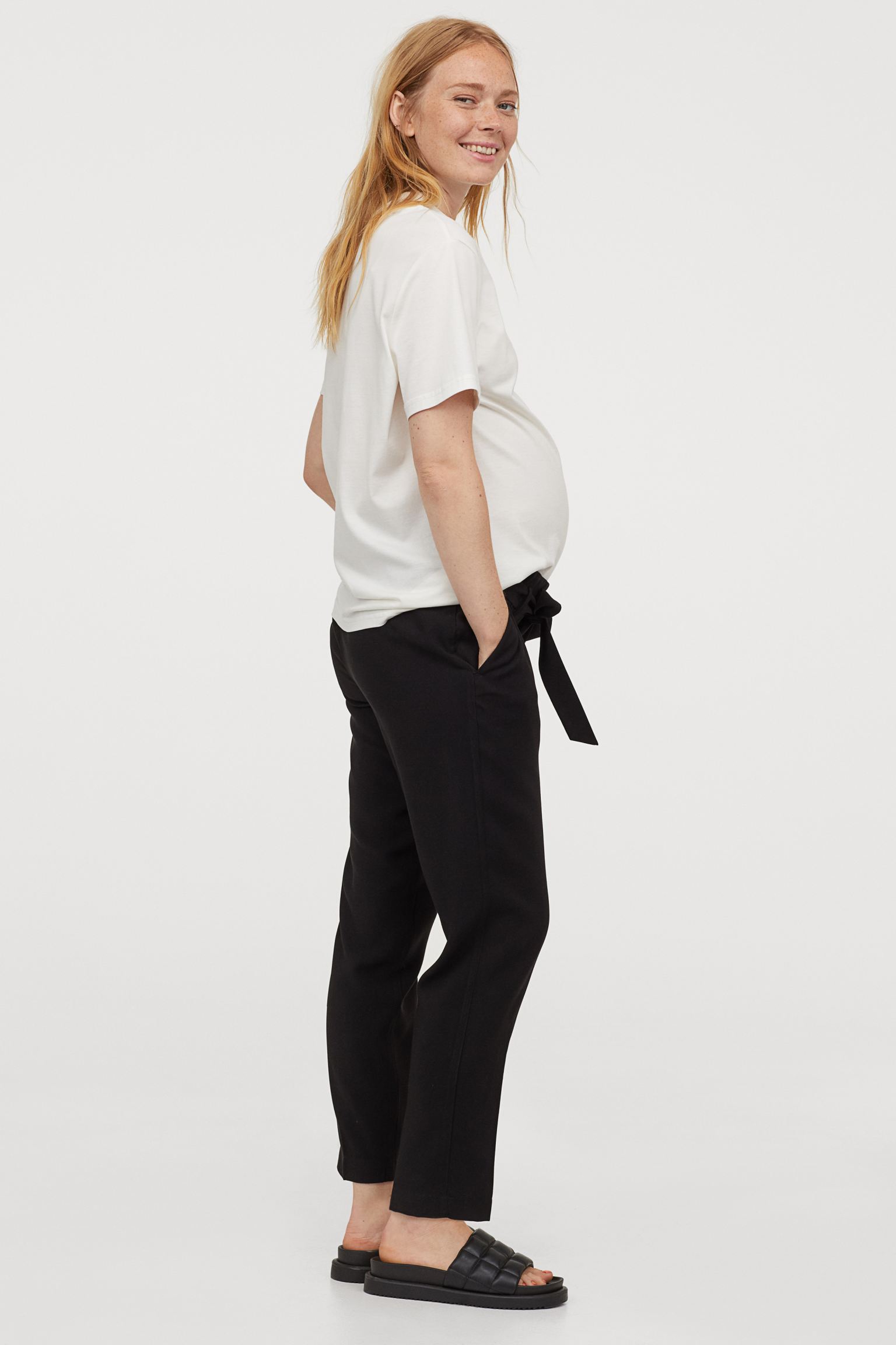 

Брюки для беременных H&M  черный 11128373230, Брюки для беременных H&M L черный 11128373230