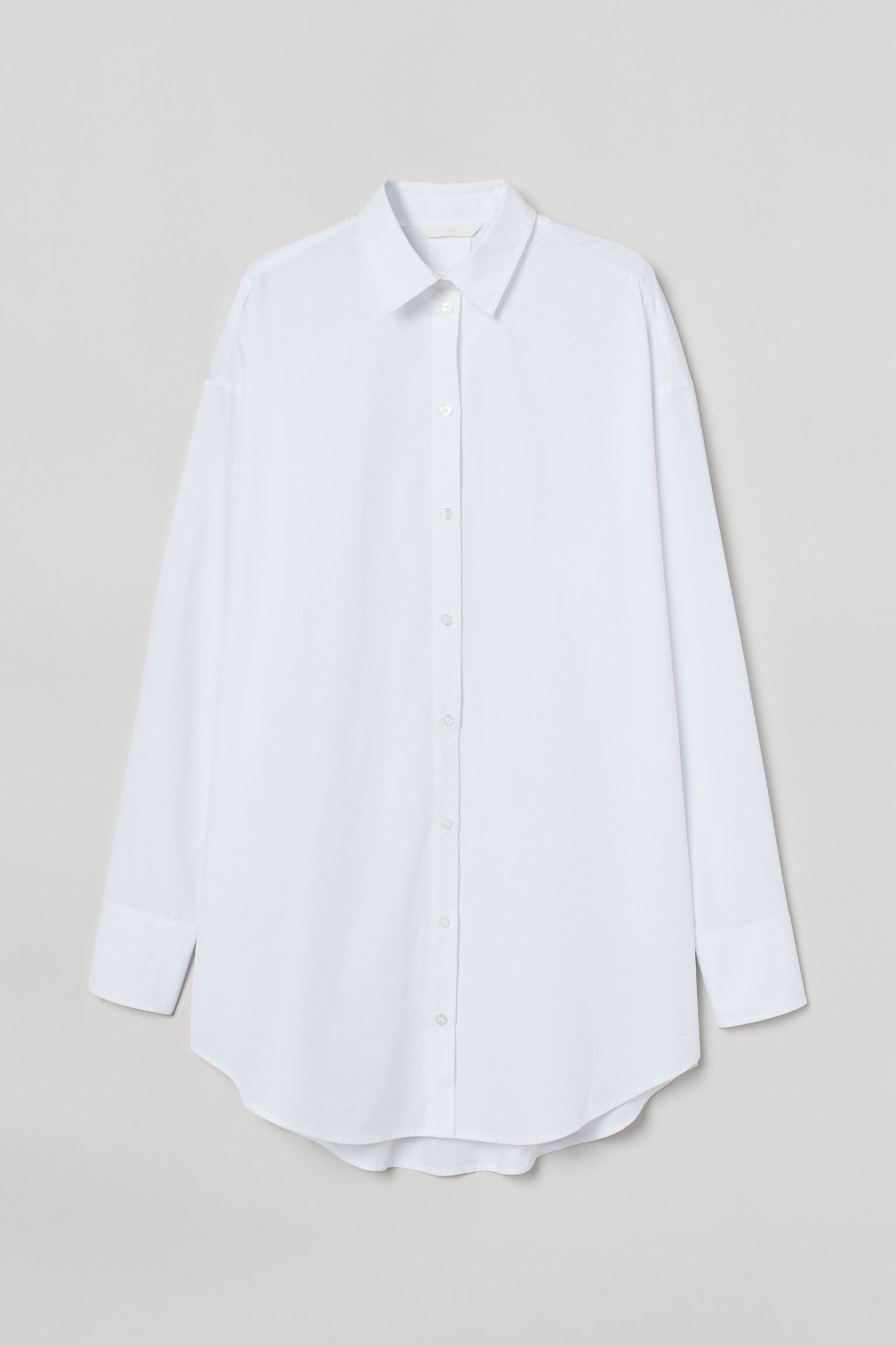 

Рубашка H&M L белый 27039237582