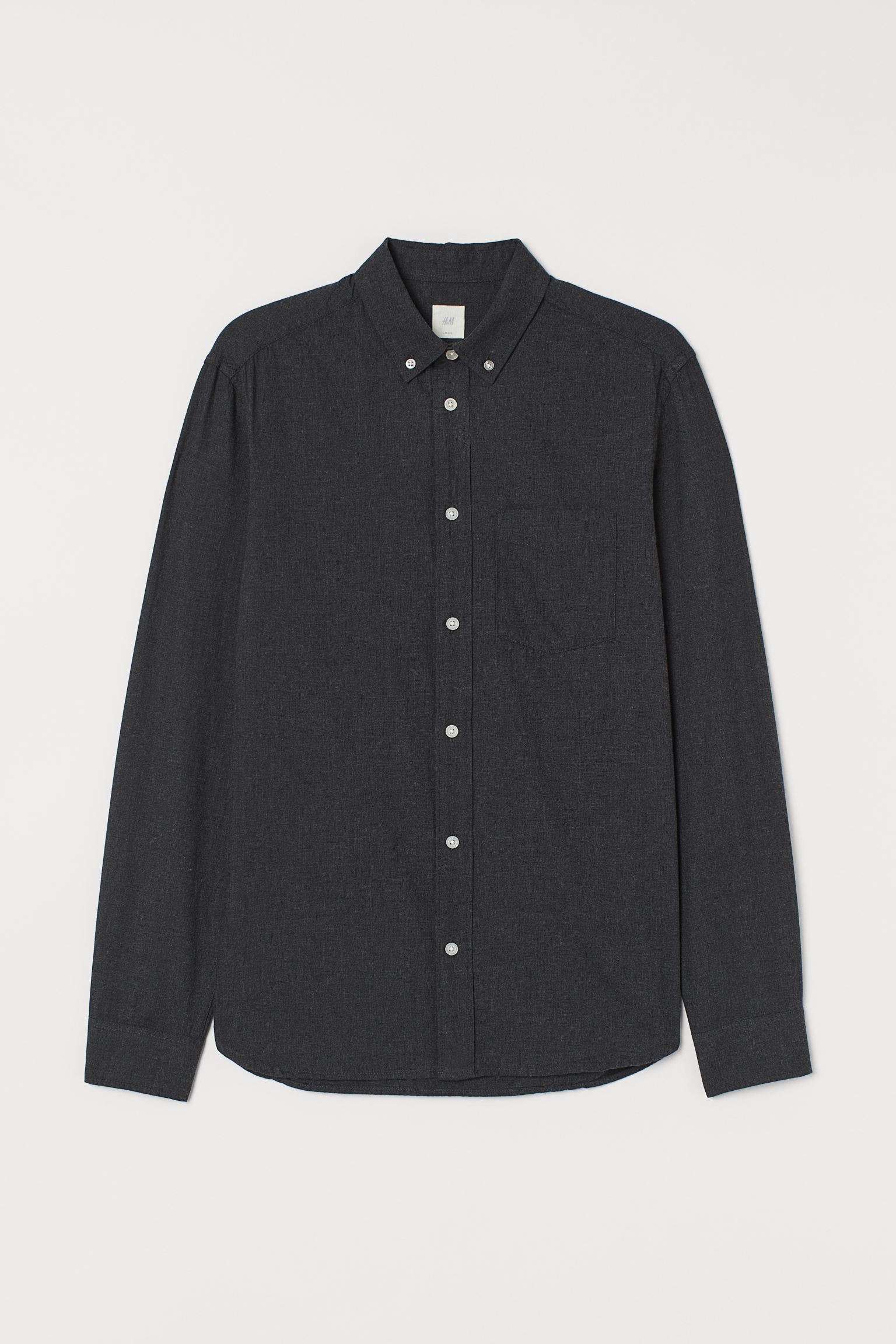 

Рубашка H&M S темно серый 13077637320