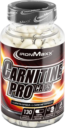 Акція на Жиросжигатель IronMaxx Carnitine Pro 130 капсул (4260196299114) від Rozetka UA