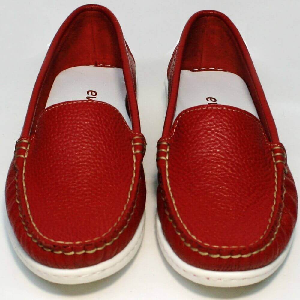 

Женские мокасины Evromoda М-45-р-190-56 38 красные 042.5710