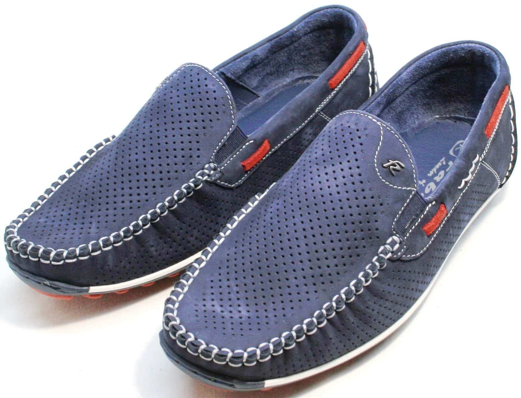 Синие мужские мокасины Pikolinos 15a-6092 Navy Blue