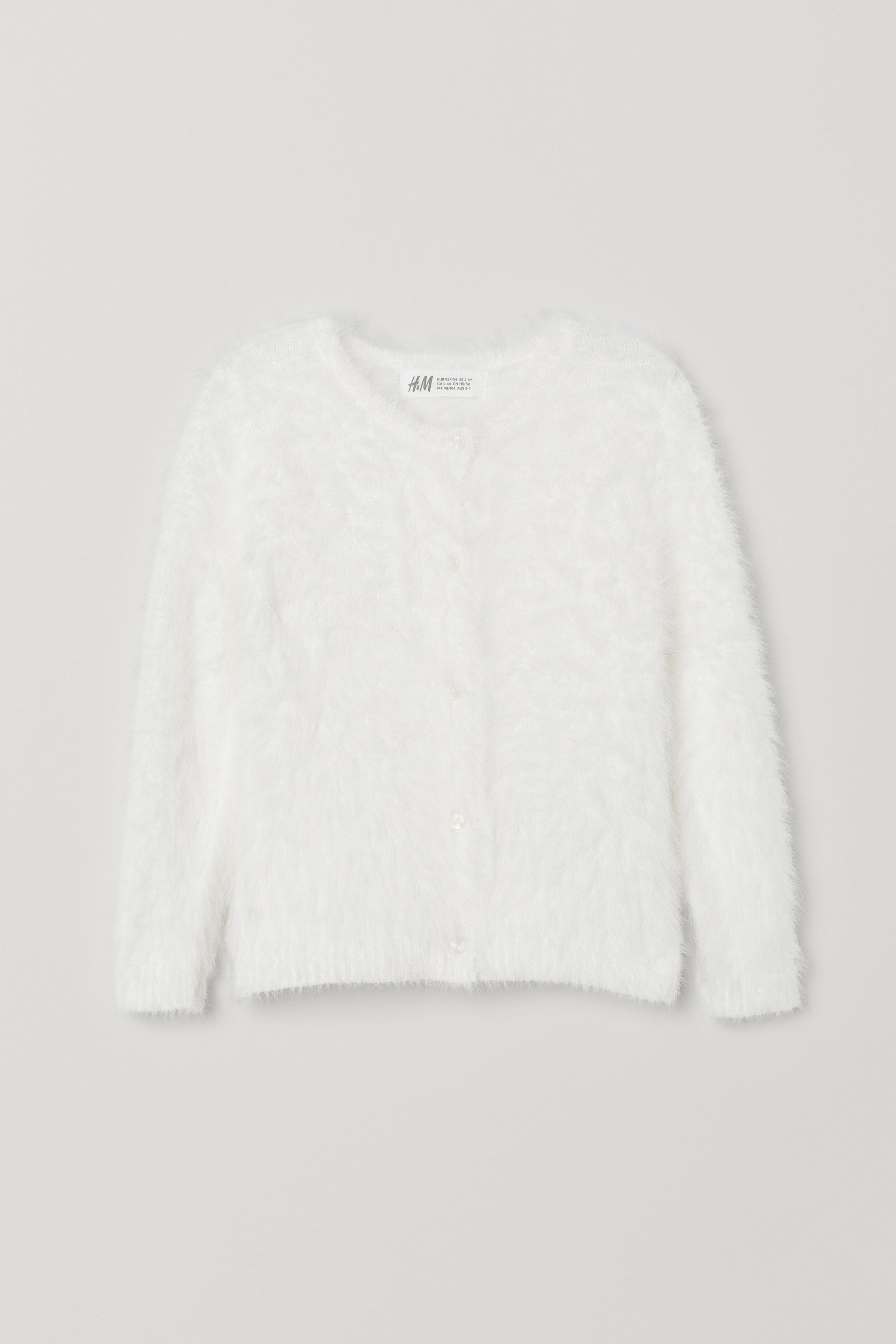 

Кардиган H&M 122 128см молочный 96997529
