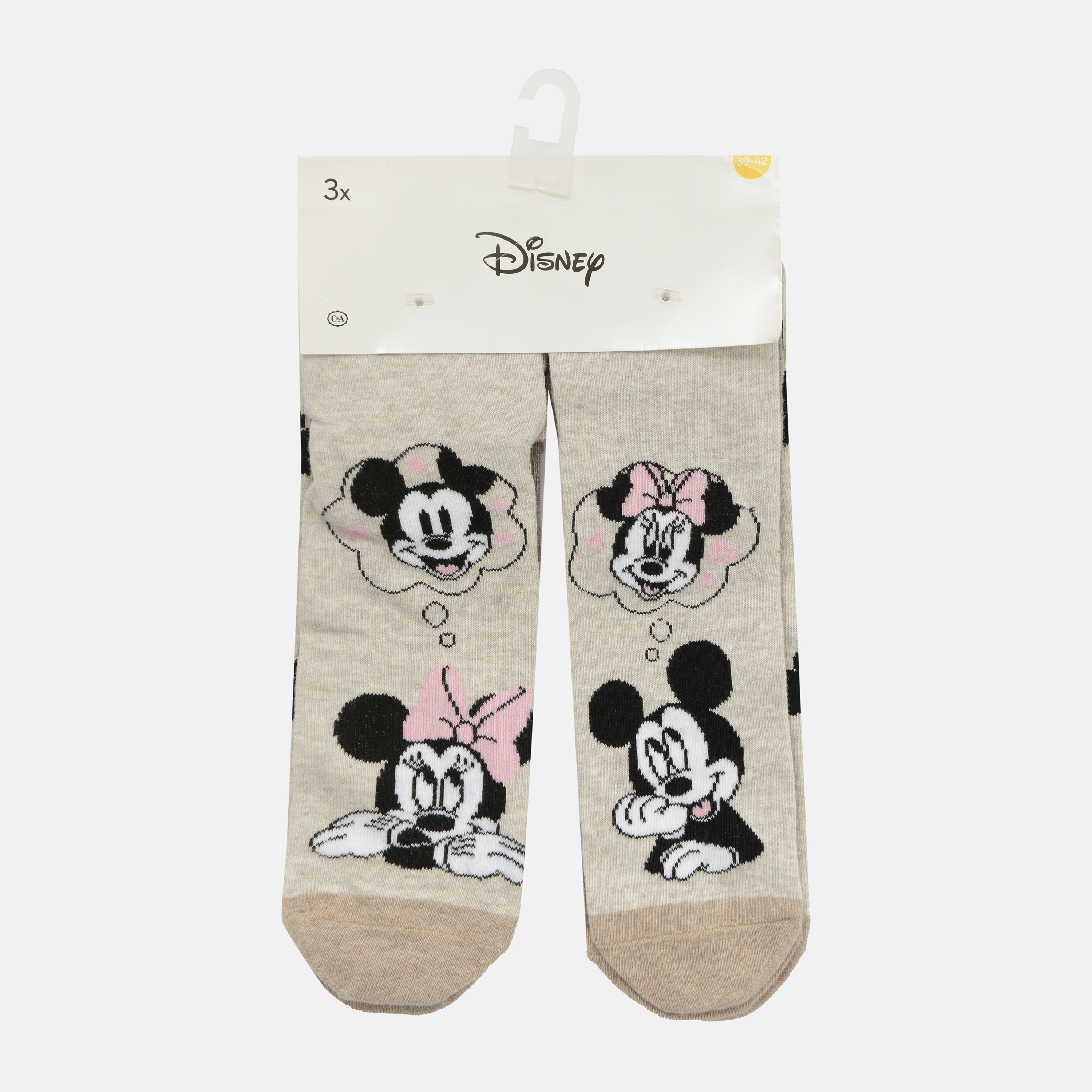 

Носки (3 пары) C&A   бежевый Minnie 2250179840608, Носки (3 пары) C&A 39 42 бежевый Minnie 2250179840608
