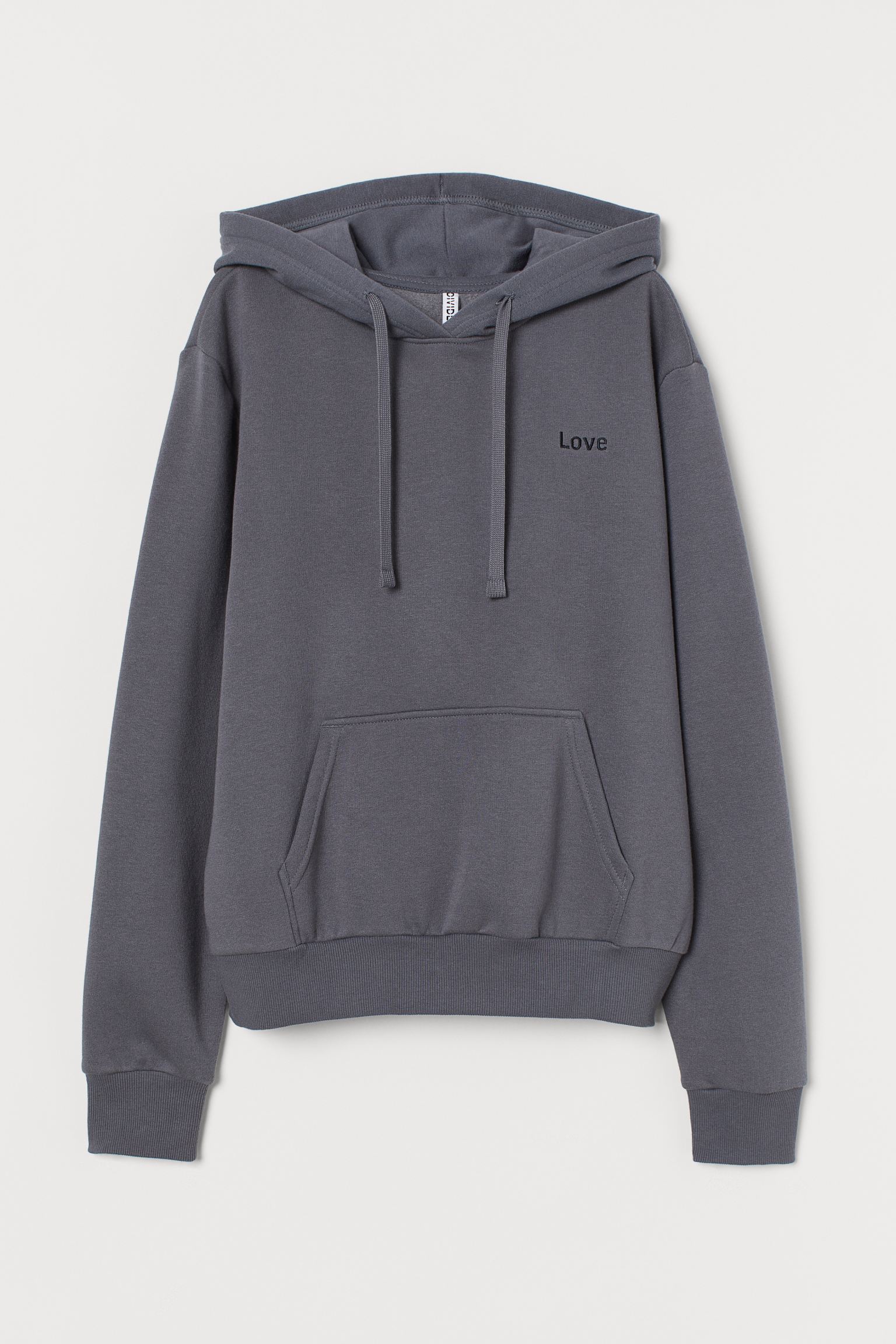

Худи H&M L темно серый 27067156240