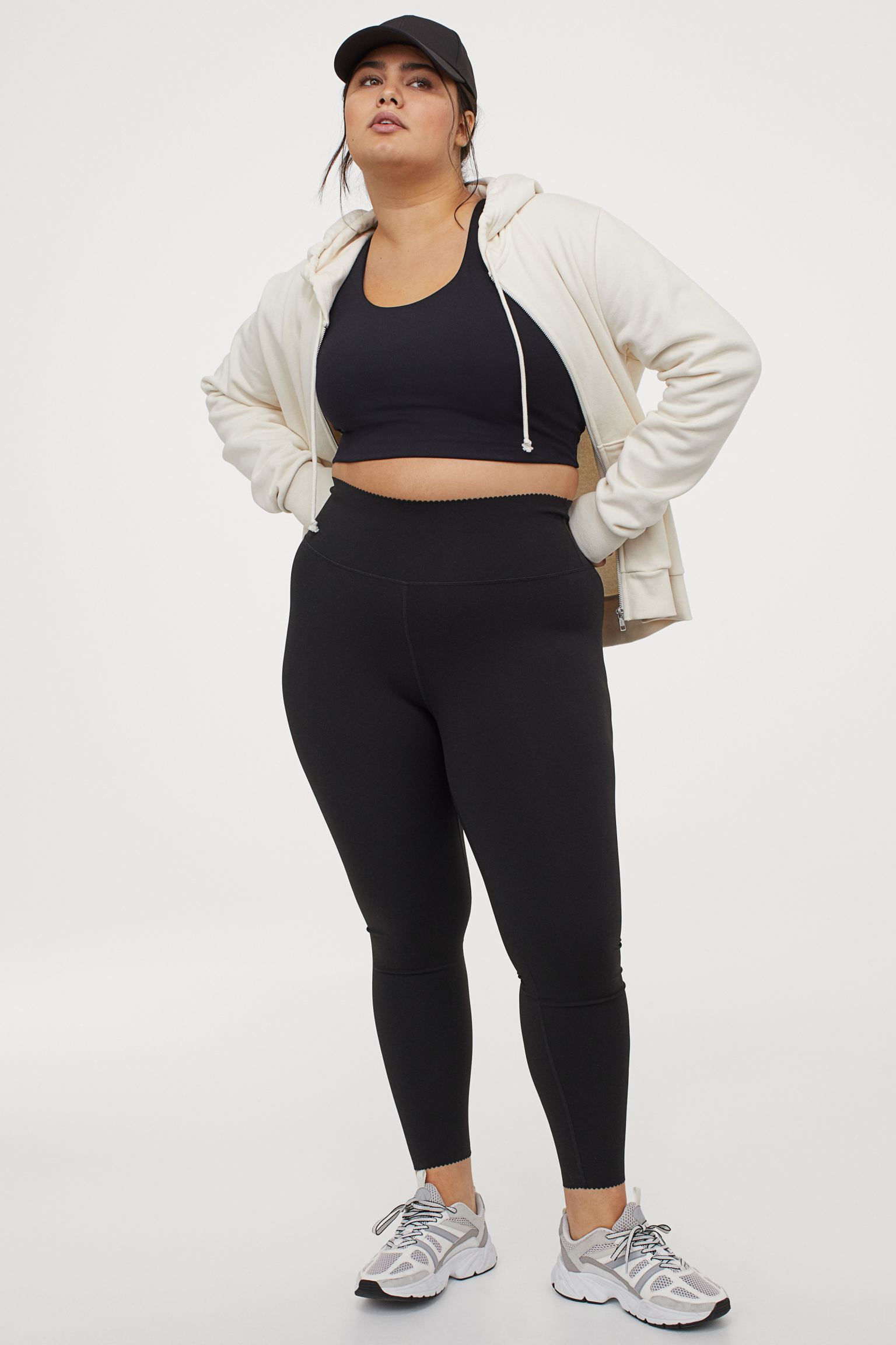 

Спортивные леггинсы H&M XL черный 1102815471