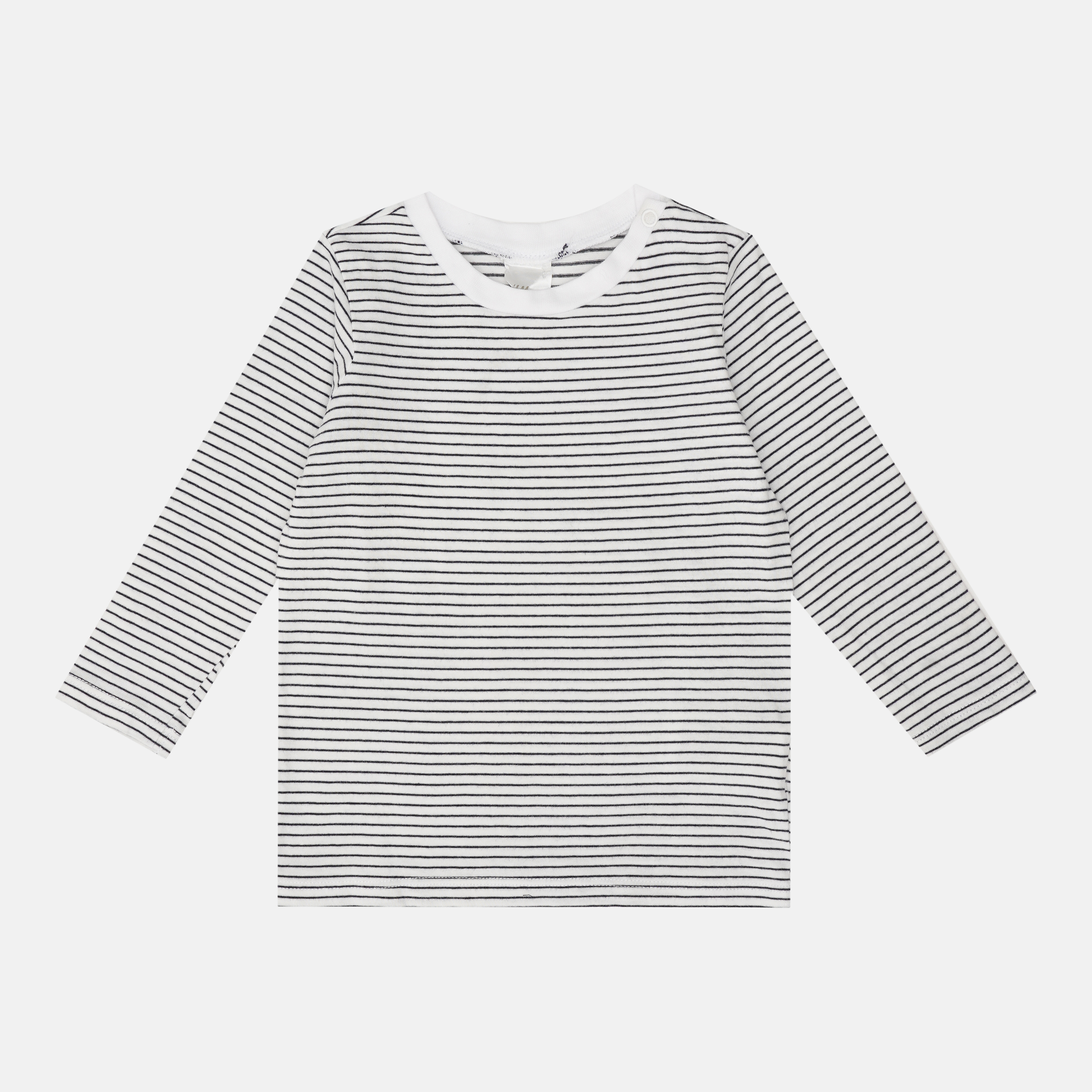 

Лонгслив H&M 74см бело черный полоска 16057567180