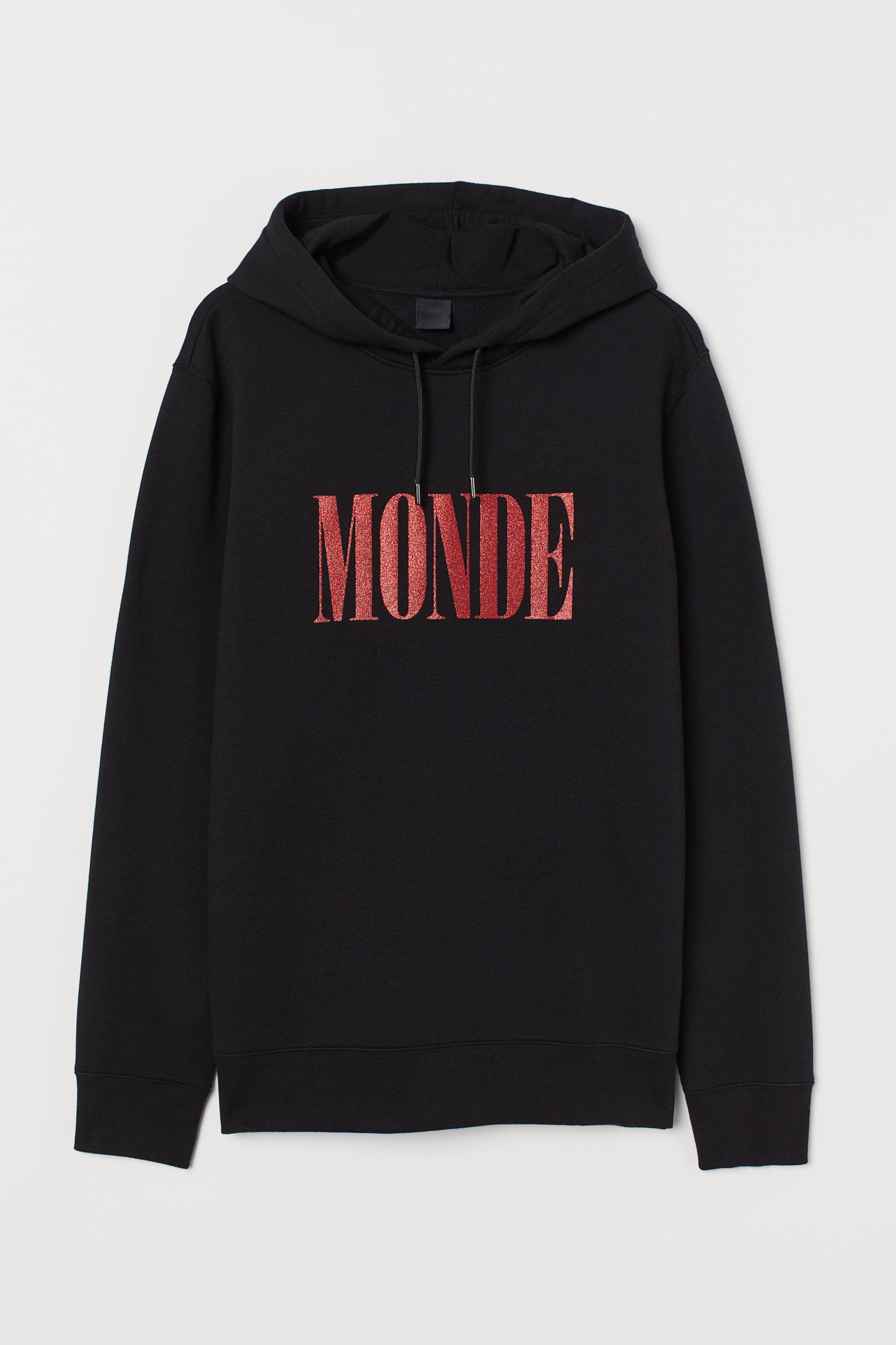 

Худи H&M XL черный надписи 16066786420