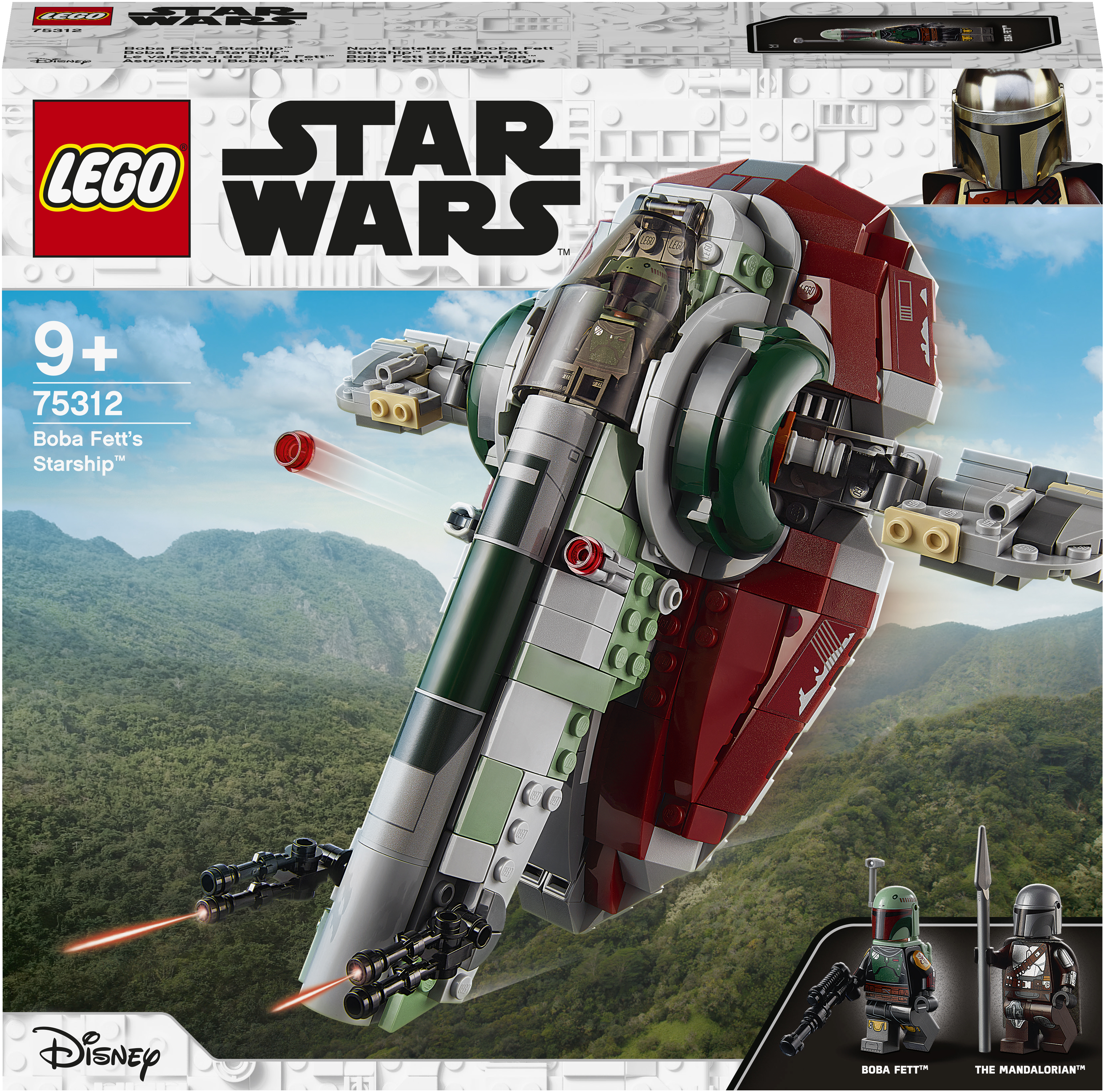 

Конструктор LEGO Star Wars Звездолет Бобы Фетта 593 деталей (75312)