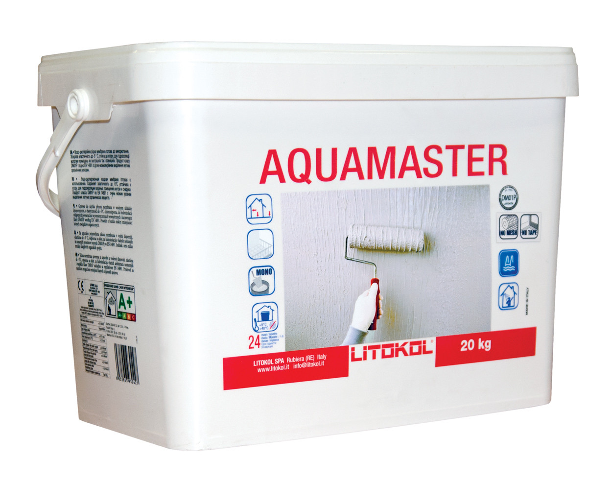 

Гидроизоляция обмазочная Litokol AQUAMASTER AQM0020 20 кг