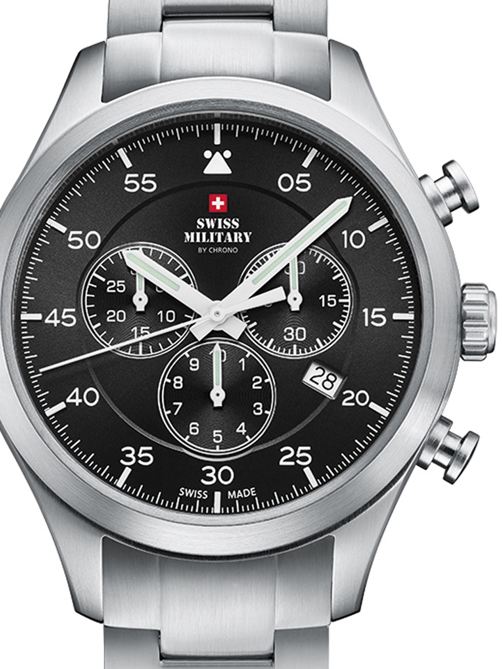 

Часы Swiss Military SM34076.01 Chronograph 43mm 10ATM