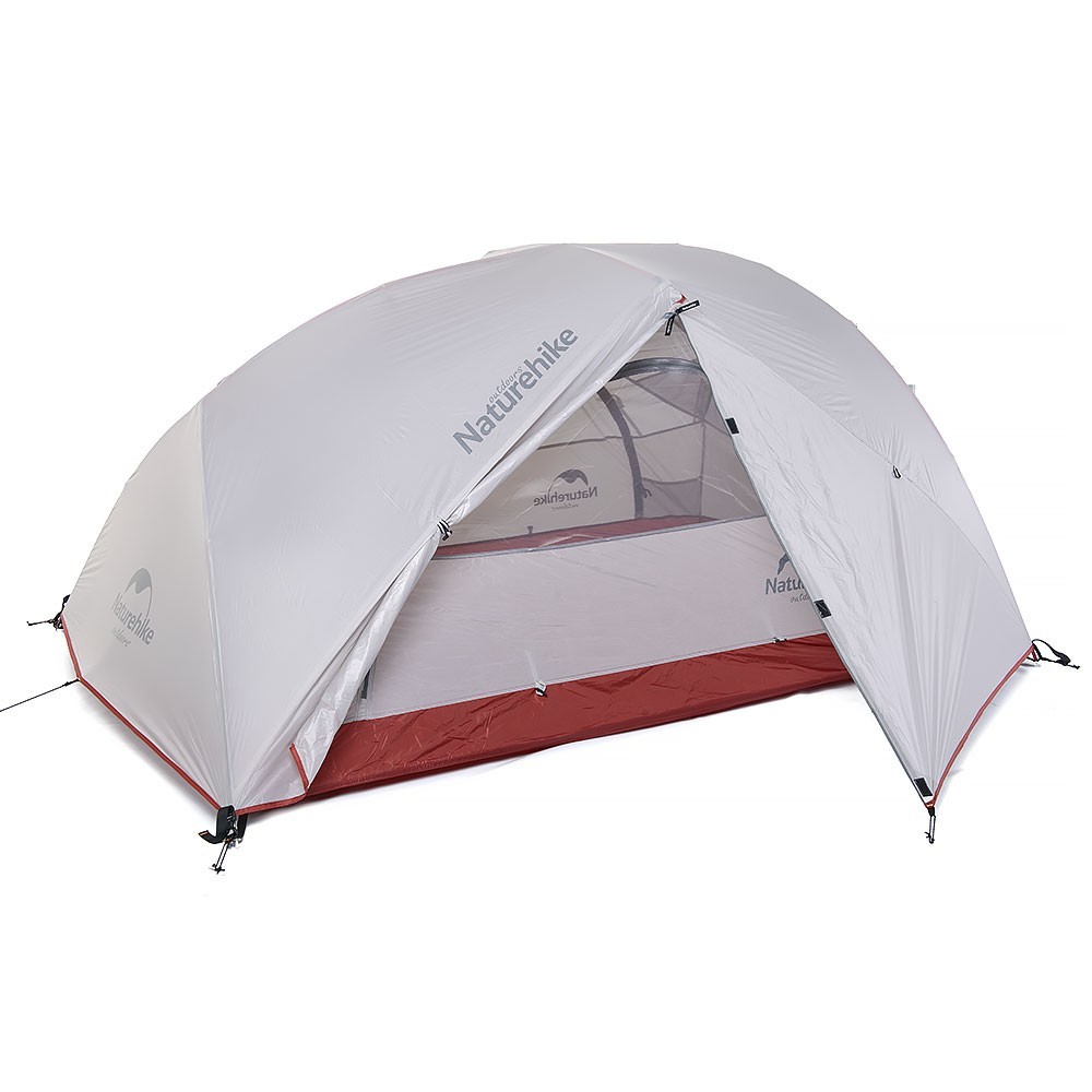 

Двухместная палатка Naturehike Star River 2 нейлон 20D (серый)