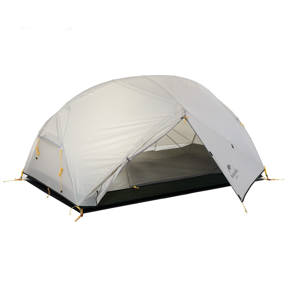 

Двухместная палатка Naturehike Mongar 2 нейлон 20D (серый)
