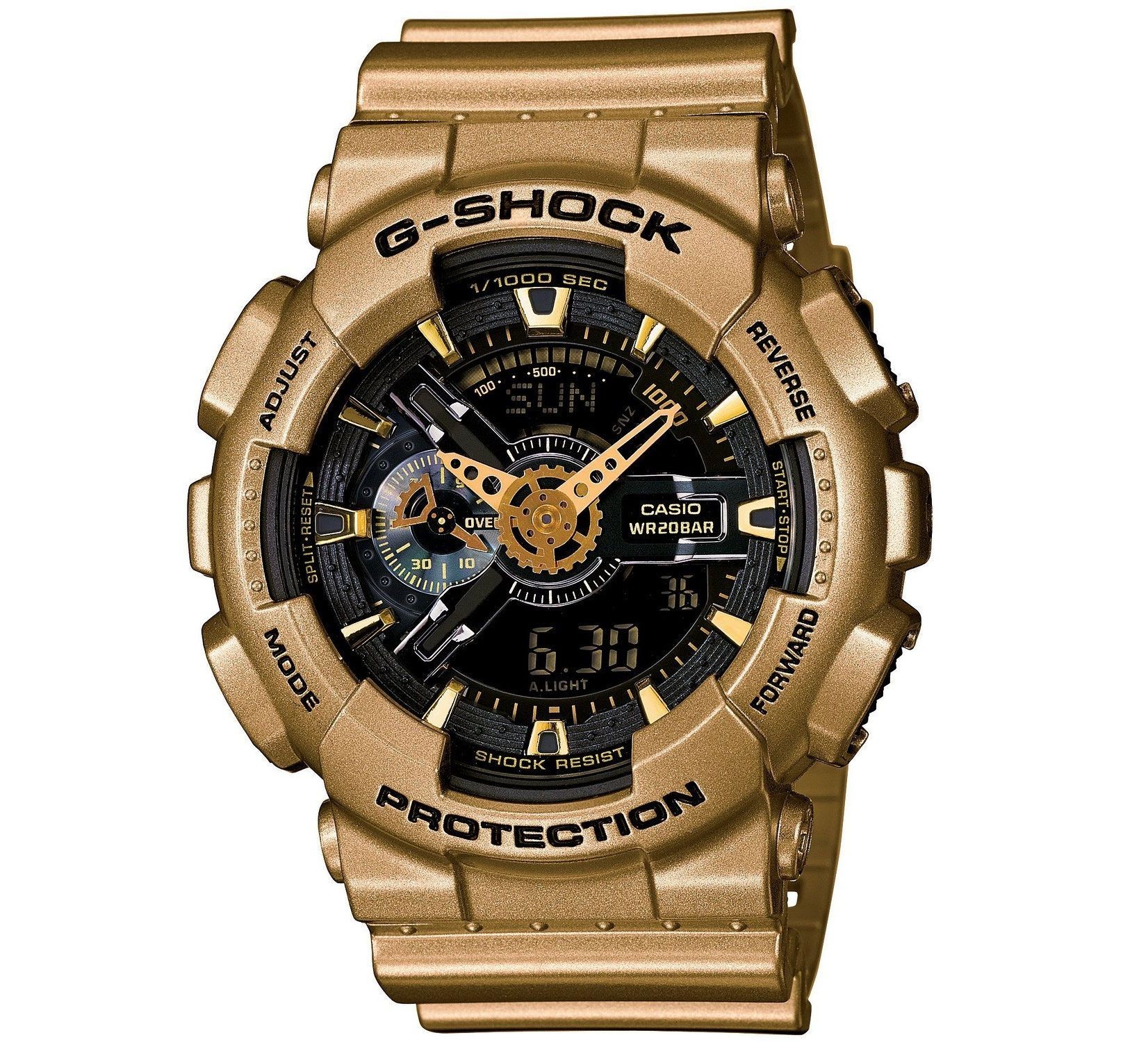 

Мужские часы CASIO G-Shock GA-110GD-9BCR Золотистые