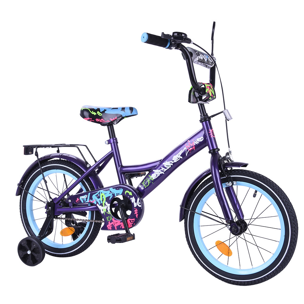 

Велосипед TILLY EXPLORER 16" T-216115 Black/Blue