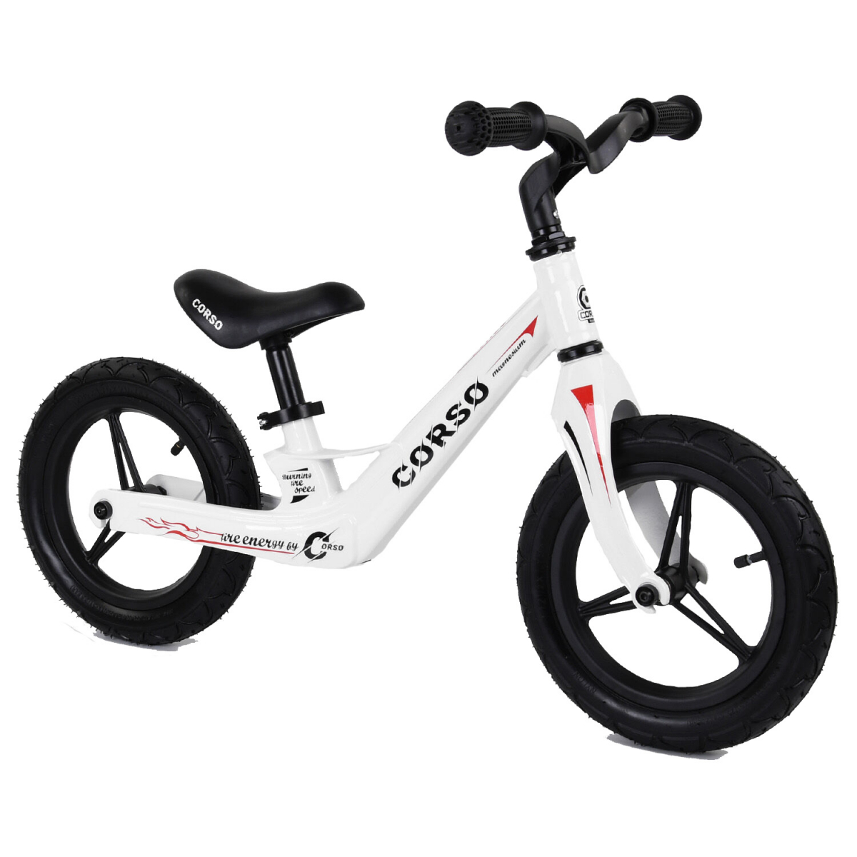 

Беговел CORSO Energy 86969 12" Белый