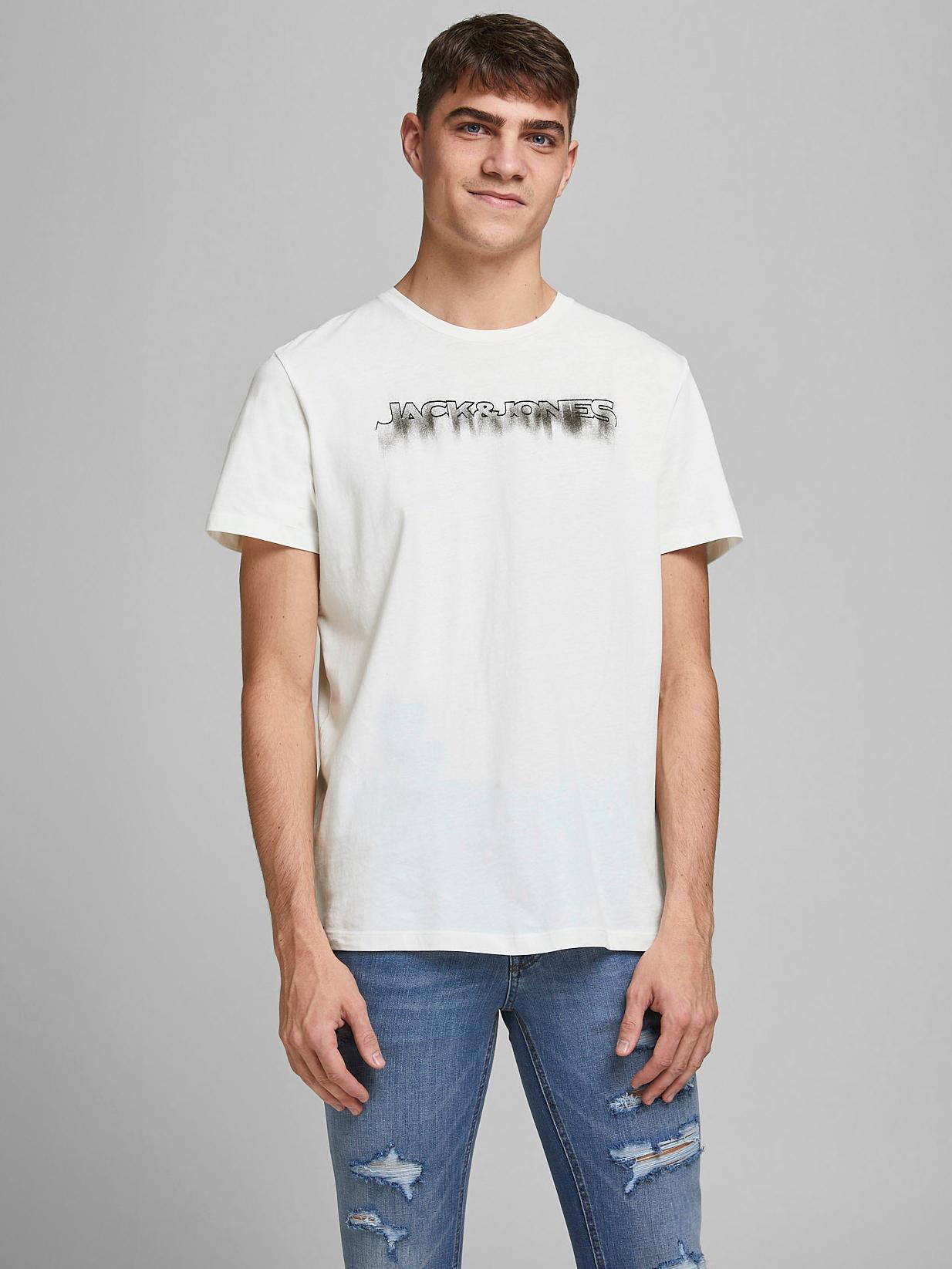 

Футболка Jack&Jones EDGE 12185120 Cloud Dancer XXL белый